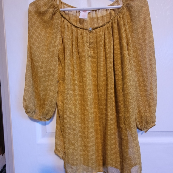 Joe fresh sheer flowy top size XS - Picture 7 of 14